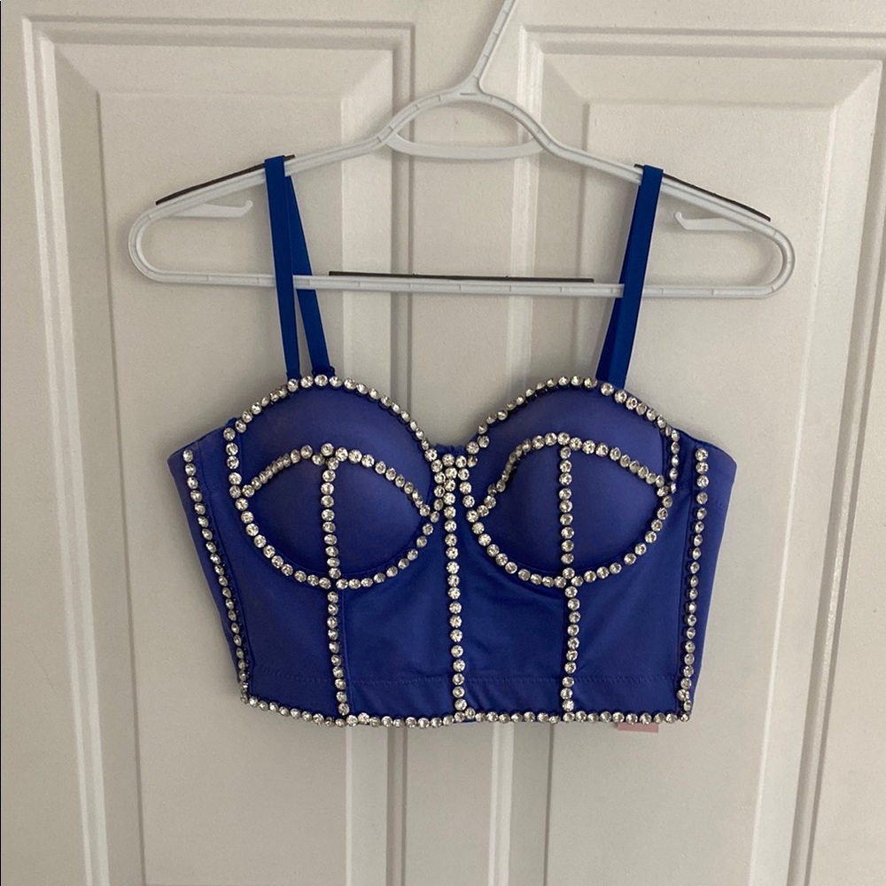 Lydia USA Rhinestone Top